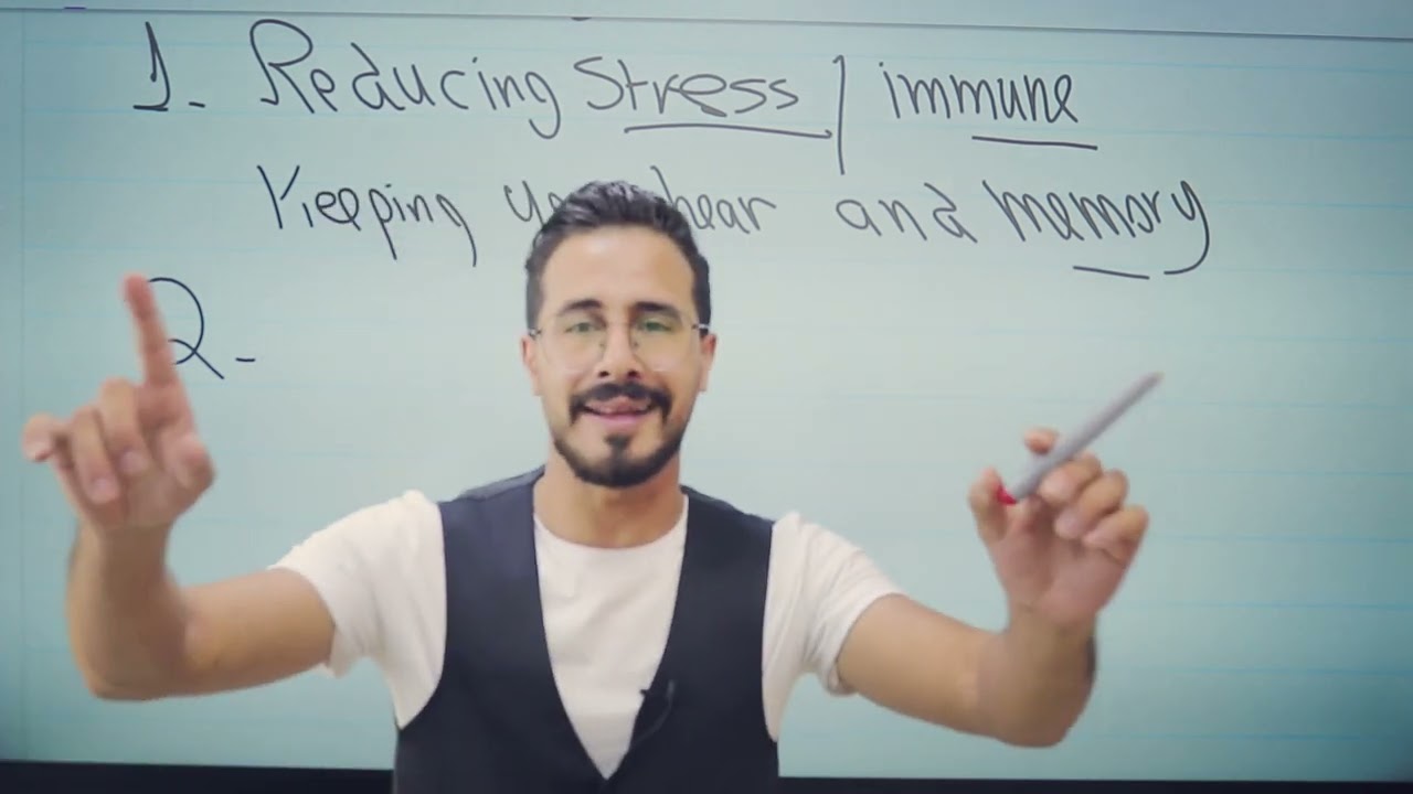 شرح اول ثانوي فقرة The importance of sleep الاستاذ انس البلوي مميز