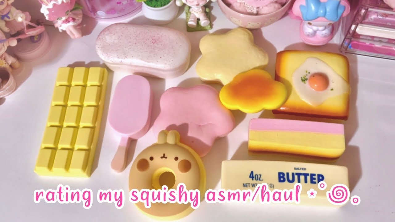 💛rating my squishies asmr/haul 🩷 | ASMR | sanriolve