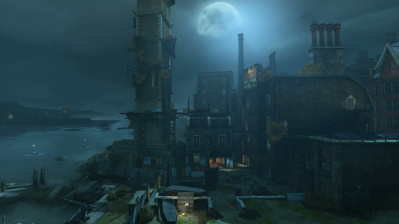 Dishonored Ambience | Hound Pits Pub under Moonlight