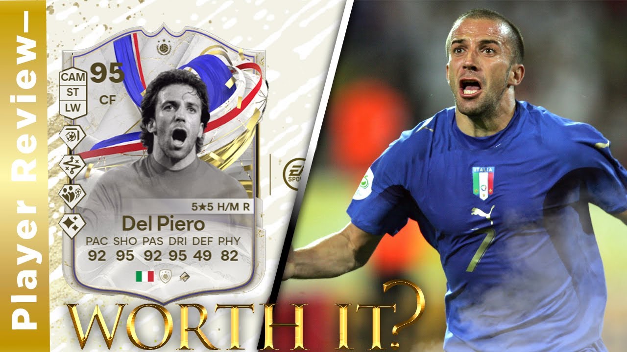 Fake Stats? 95 Rated Greats Of Game Icon Del Piero Player Review! EA FC 24