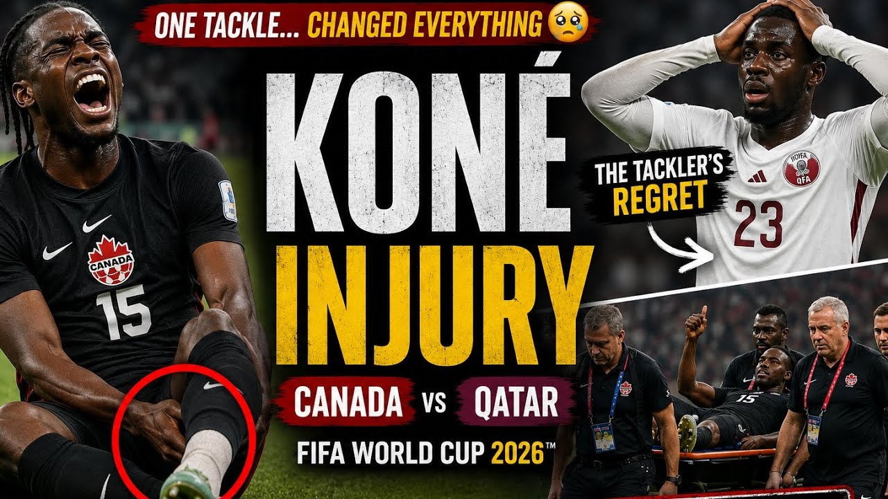 Ismael Kone Breaks Leg at World Cup Vs Qatar| PrimeShek #football #canadavsqatar #Ismaelkone 