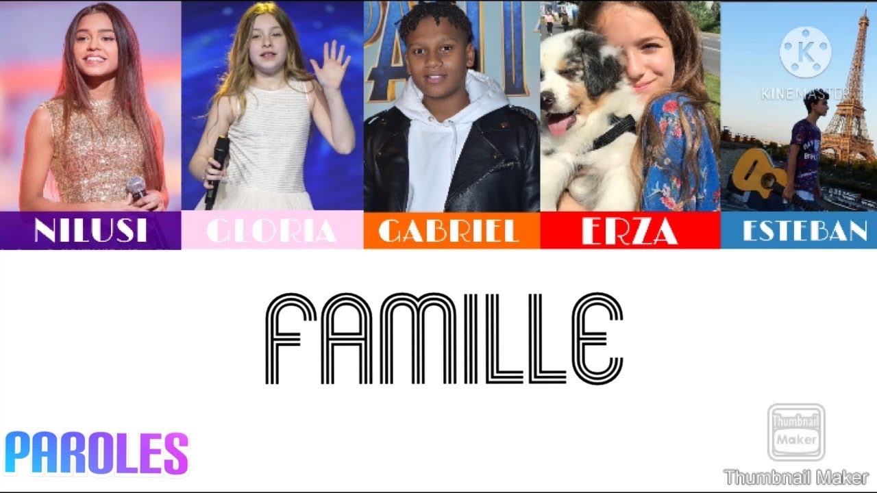 Famille - Kids United (Paroles)