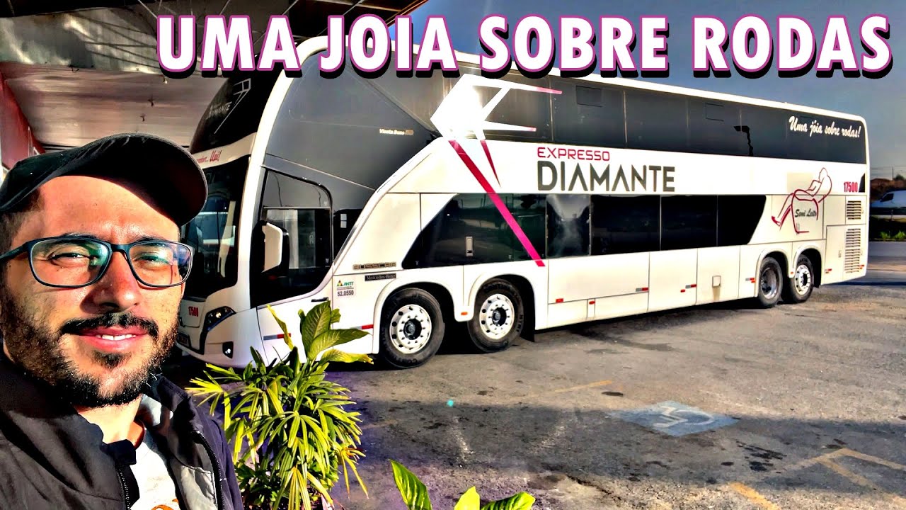 VIAJANDO na EXPRESSO DIAMANTE no BUSSCAR DD de GOIANIA a BELO HORIZONTE