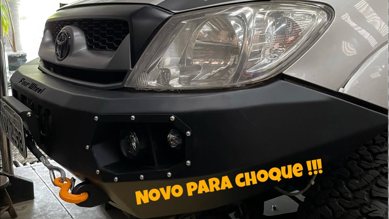 Novo PÁRA-CHOQUE da Hilux e Resfriar no LATA-VELHA - domingão do HULK