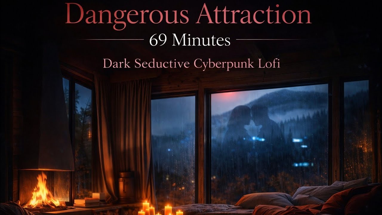 Dangerous Attraction ⚡ Cyberpunk Lo-Fi | Dark Sensual Focus Music (69 Min)