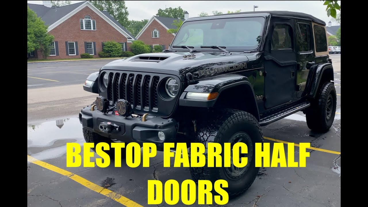 Bestop Fabric Half Doors for the Jeep Wrangler #bestop
