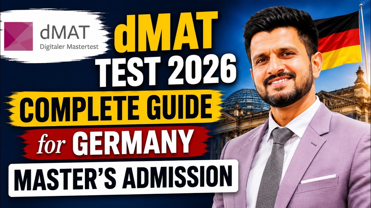 🚨 Germany D-MAT Test Explained 2027 | New Germany Master's Admission Rule | Study in Germany 2027