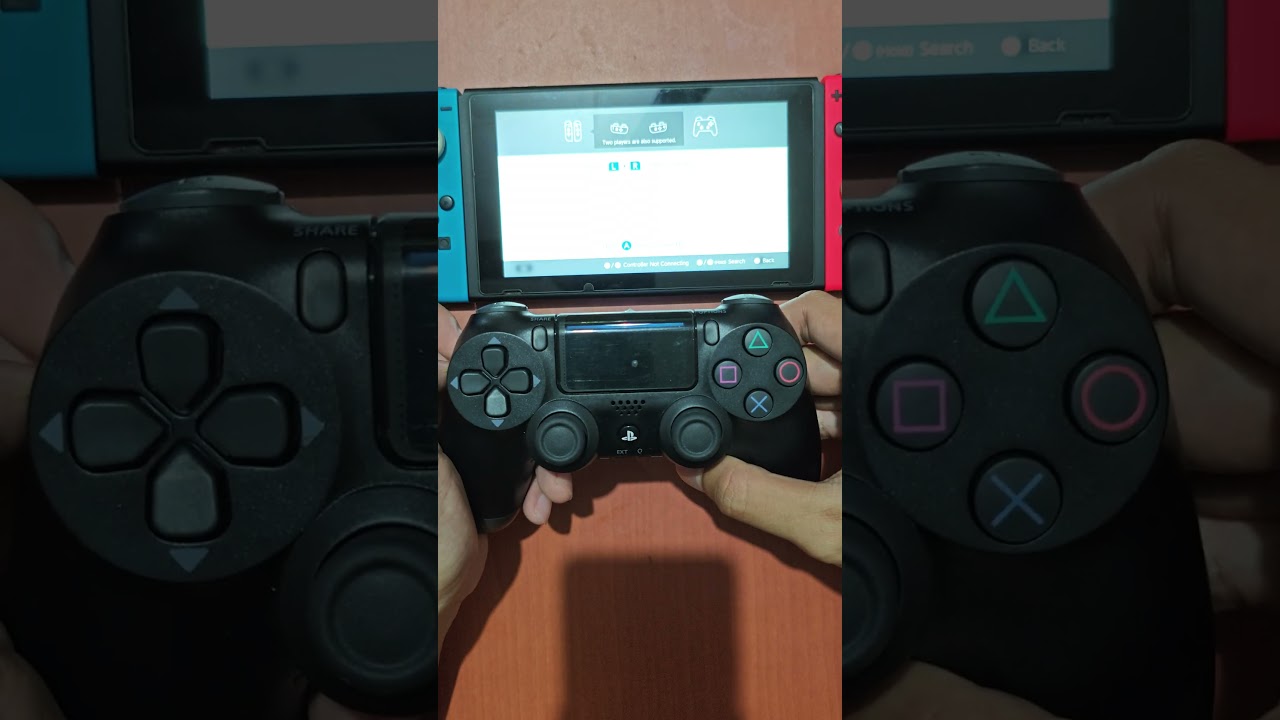 How to connect PS4 Dualshock controller to Nintendo swicth Custom Firmware #games #gaming #nintendo