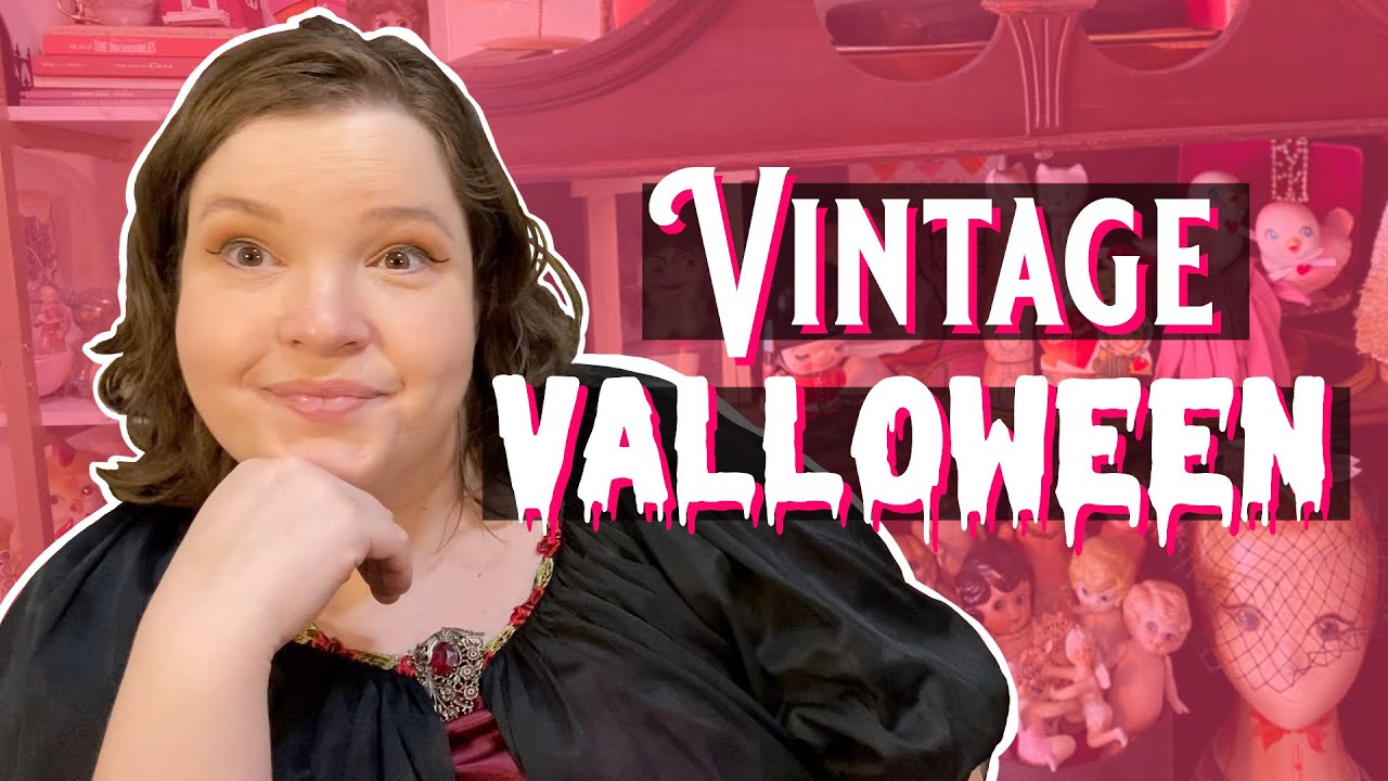 💗💀DECORATE FOR VALLOWEEN WITH ME 💀💗| Vintage Valentine's Day Holiday Decor