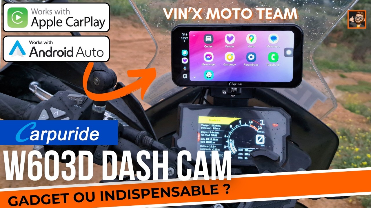 #Matos : Carpuride W603D - Gadget ou Indispensable ? Apple Carplay/Android Auto + Dash Cam