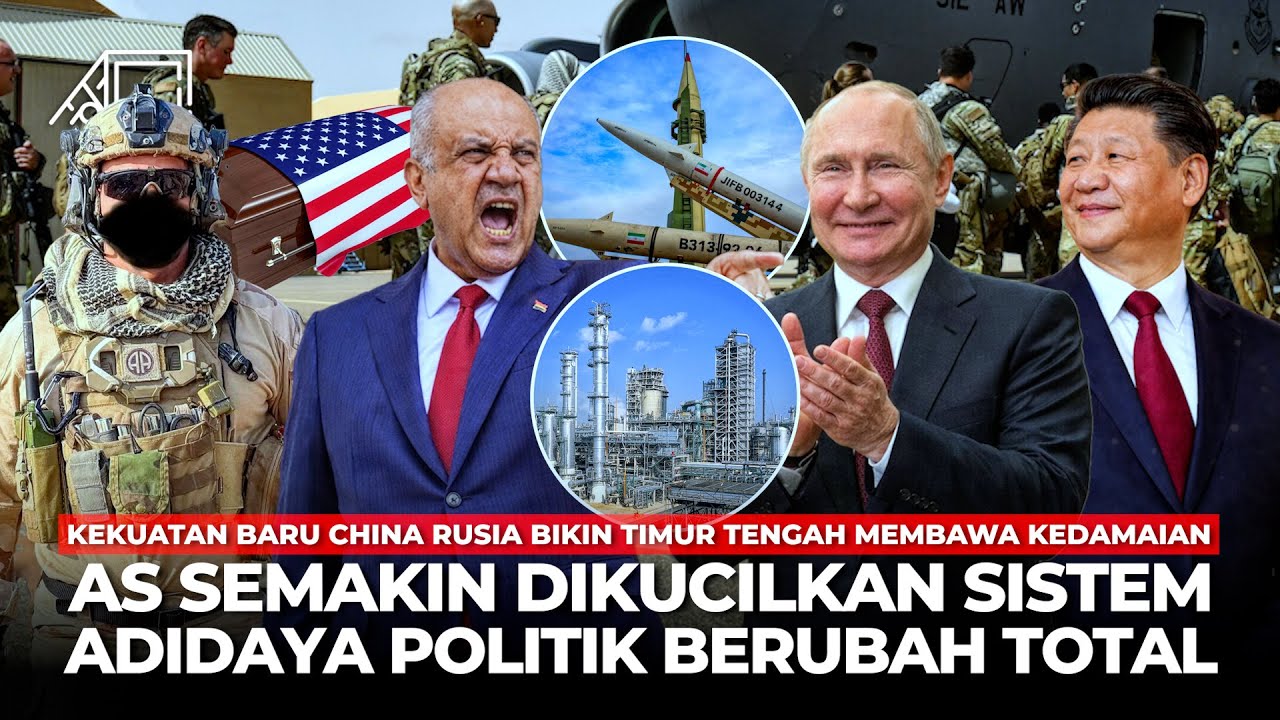 Trump Panik Sampai Tarik Militer China Rusia Berhasil Pukul Mundur Pasukan AS! AS Mundur di Irak