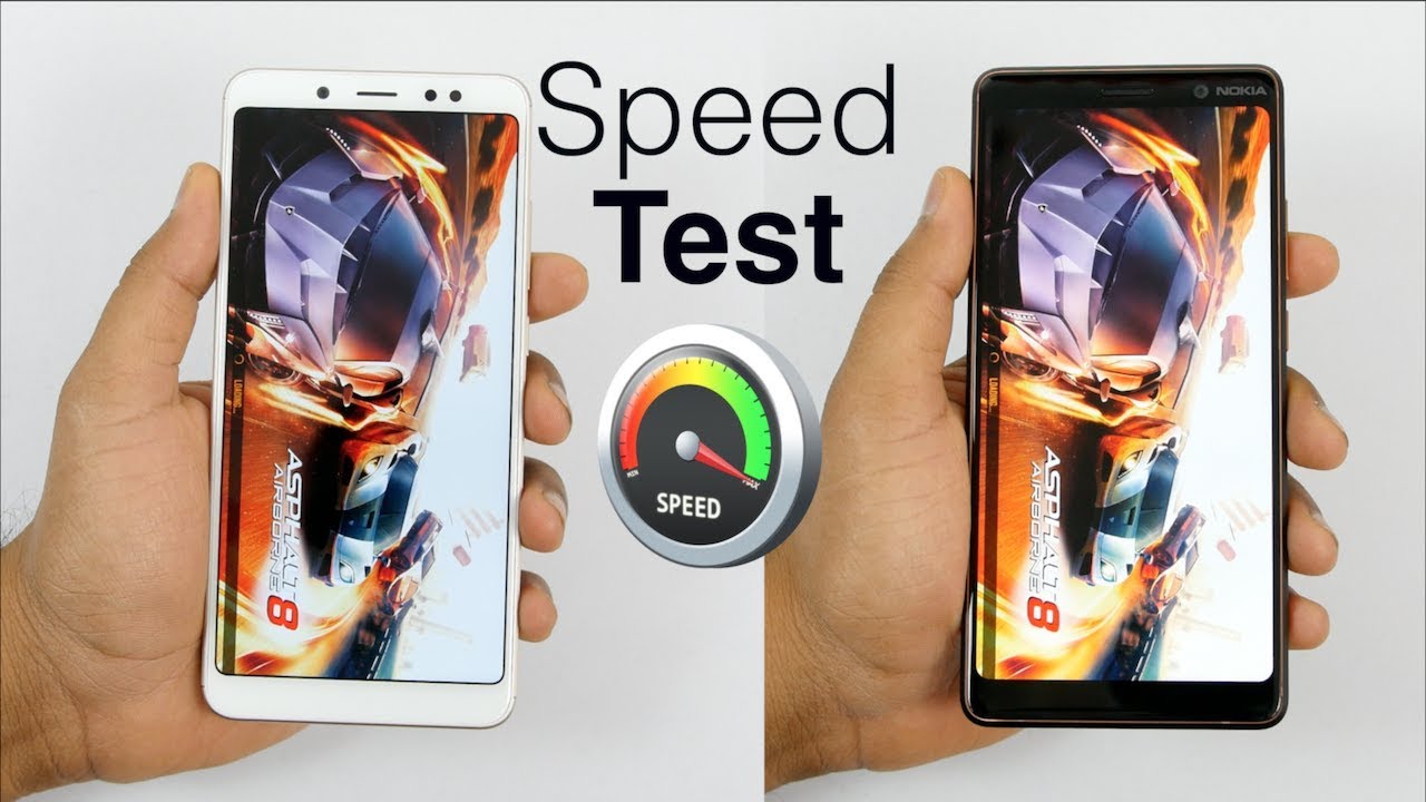 Redmi Note 5 Pro Vs Nokia 7 Plus Speedtest😲🤯