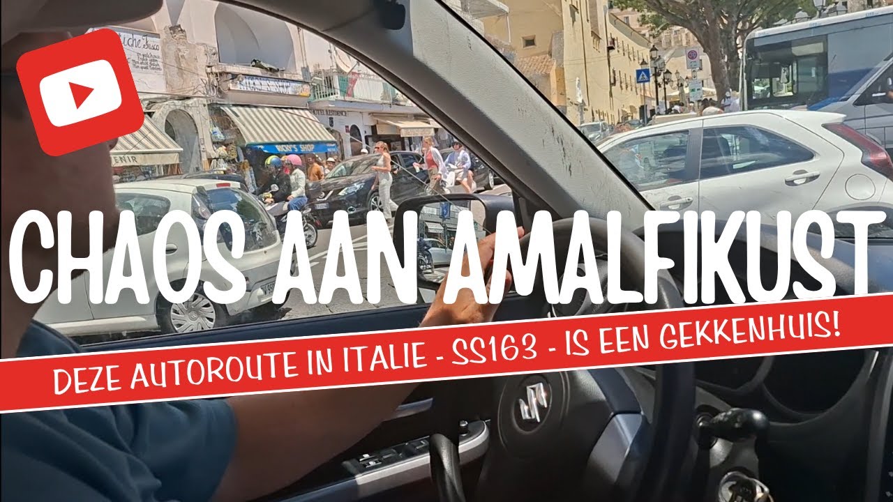 De SS163 autoroute aan de AMALFIKUST is een GEKKENHUIS! - Met de CARAVAN op reis door Europa [A7]