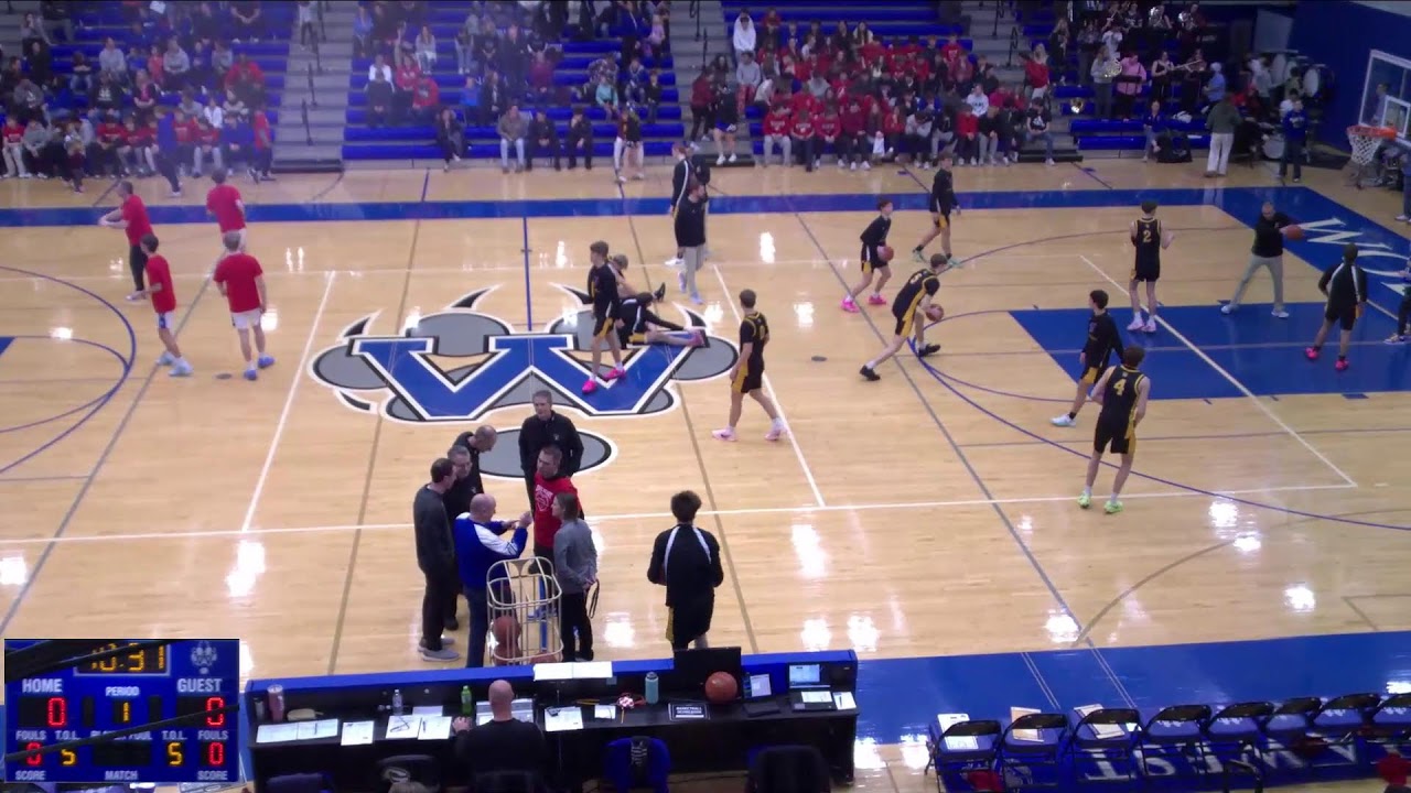 Waukesha West High School vs Mukwonago High School Mens JV Basketball