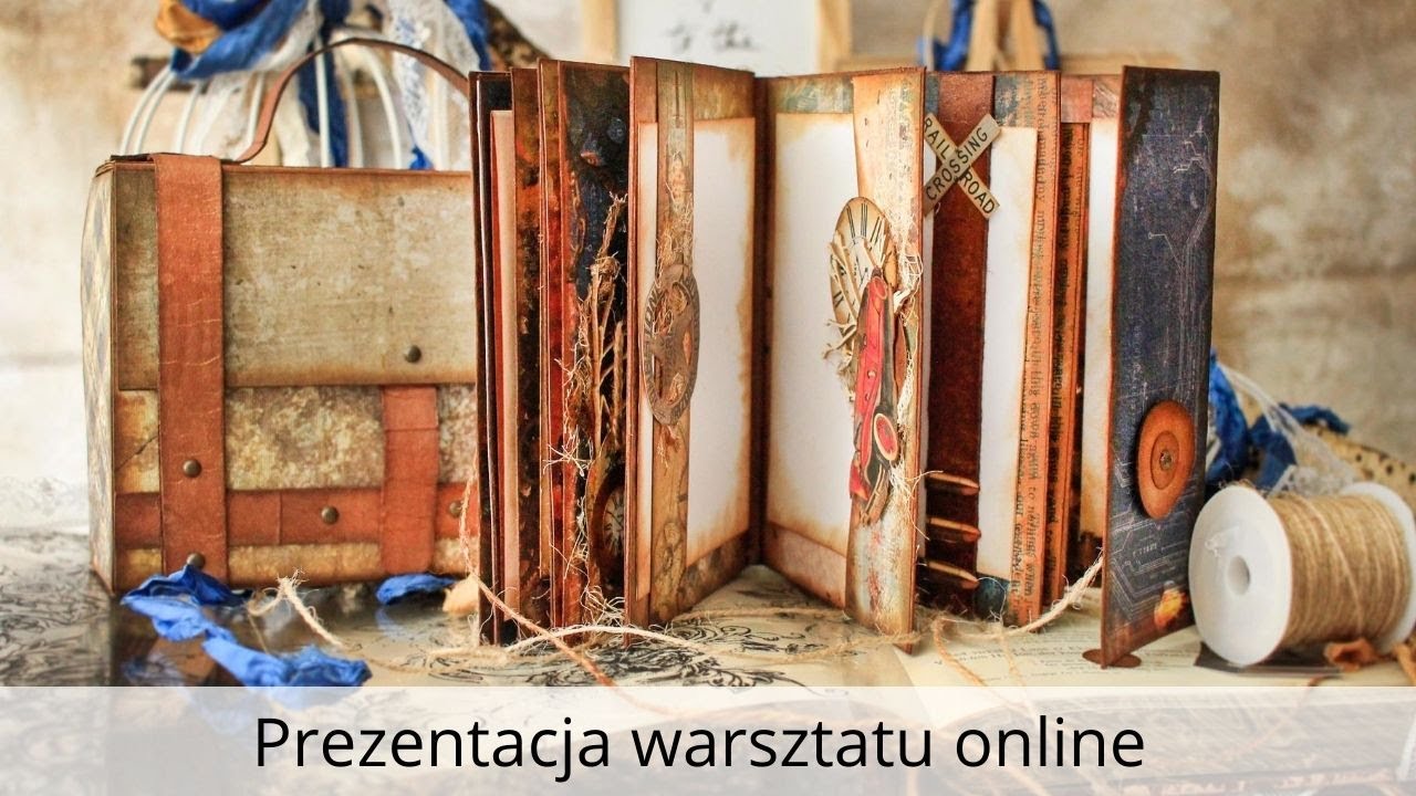 Prezentacja warsztatu online - Męski album w retro walizce