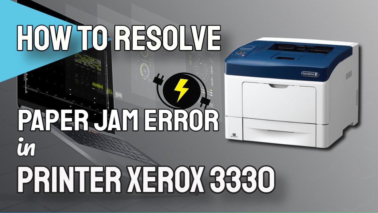 Как устранить ошибку замятия бумаги в принтере Xerox 3330