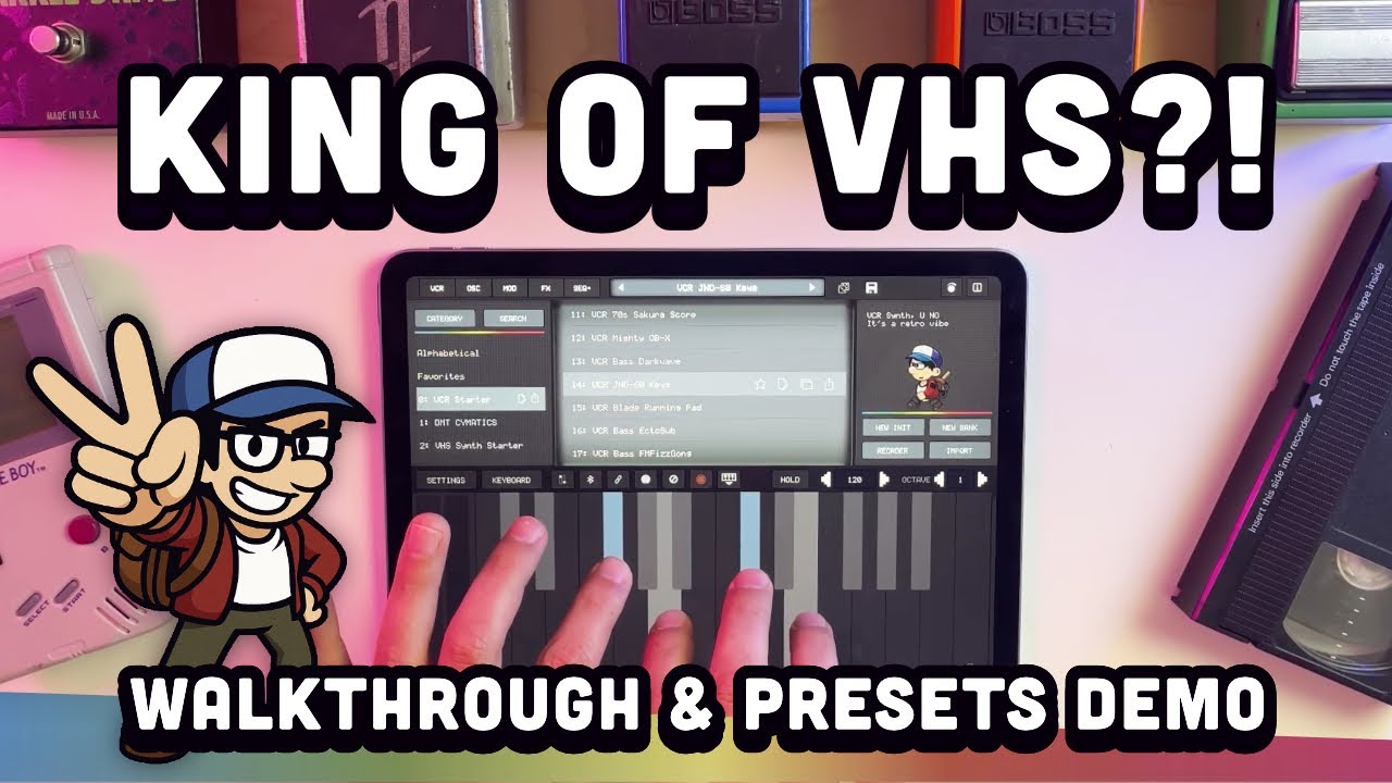 King of VHS от AudioKit Pro | Пошаговое руководство по синтезатору и демонстрация пресетов