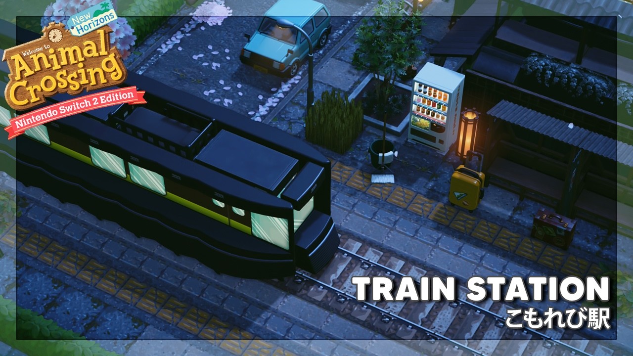 Japanese Train Station  🚉🌸 Animal Crossing New Horizons 3.0 update