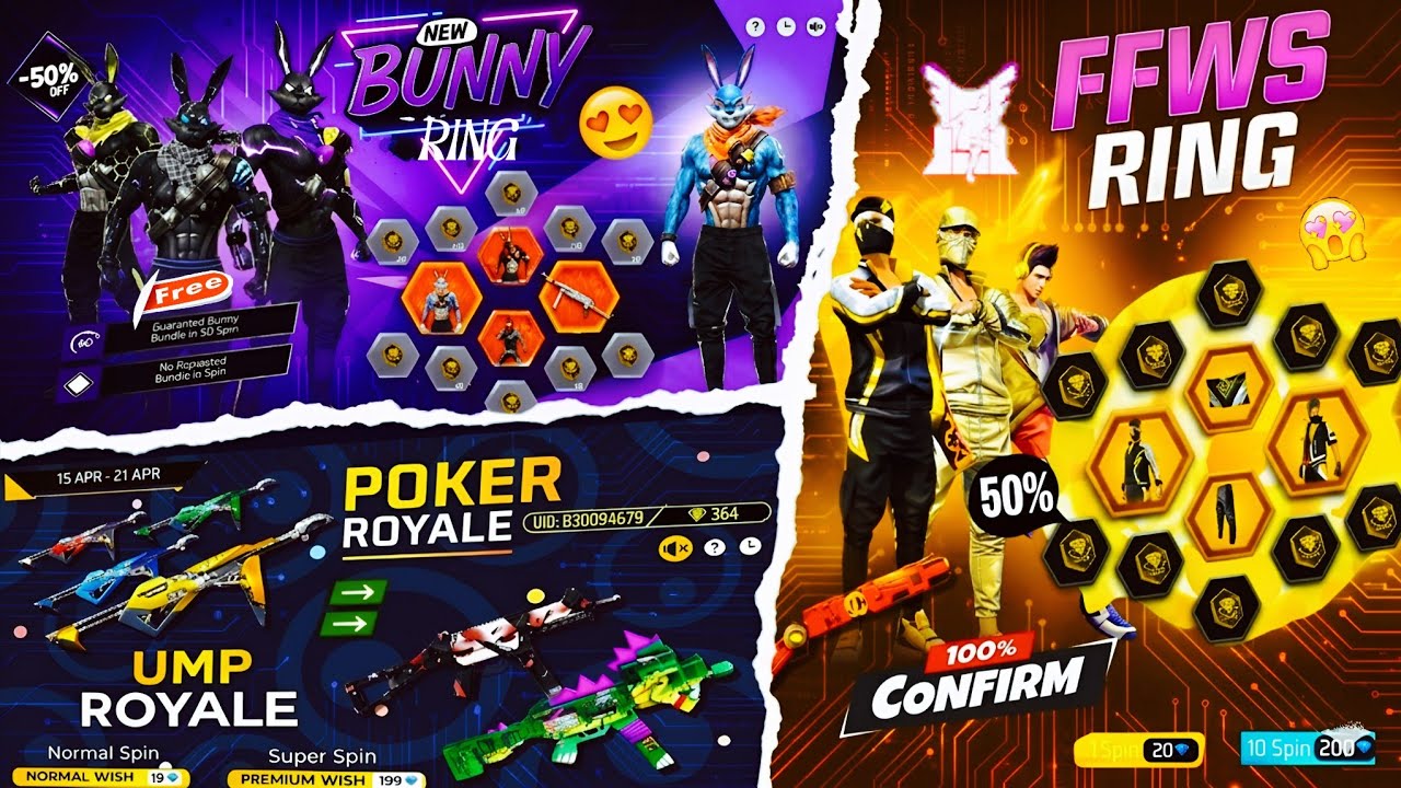 All Bunny Bundle Return Confirm 2026💥🤯| Paper Cut Ump Return Ffws bundle Return lFree Fire New Event
