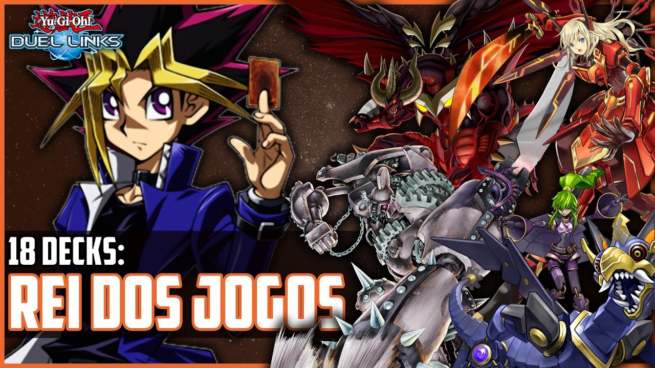 18 DECKS REI DOS JOGOS - AGOSTO/2025 [DUEL LINKS]