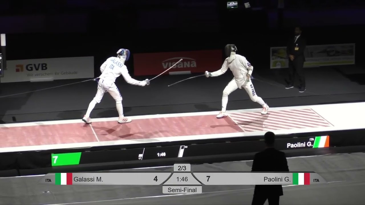 Bern World Cup 2024 SME - L4 - Matteo Galassi ITA v Giacomo Paolini ITA