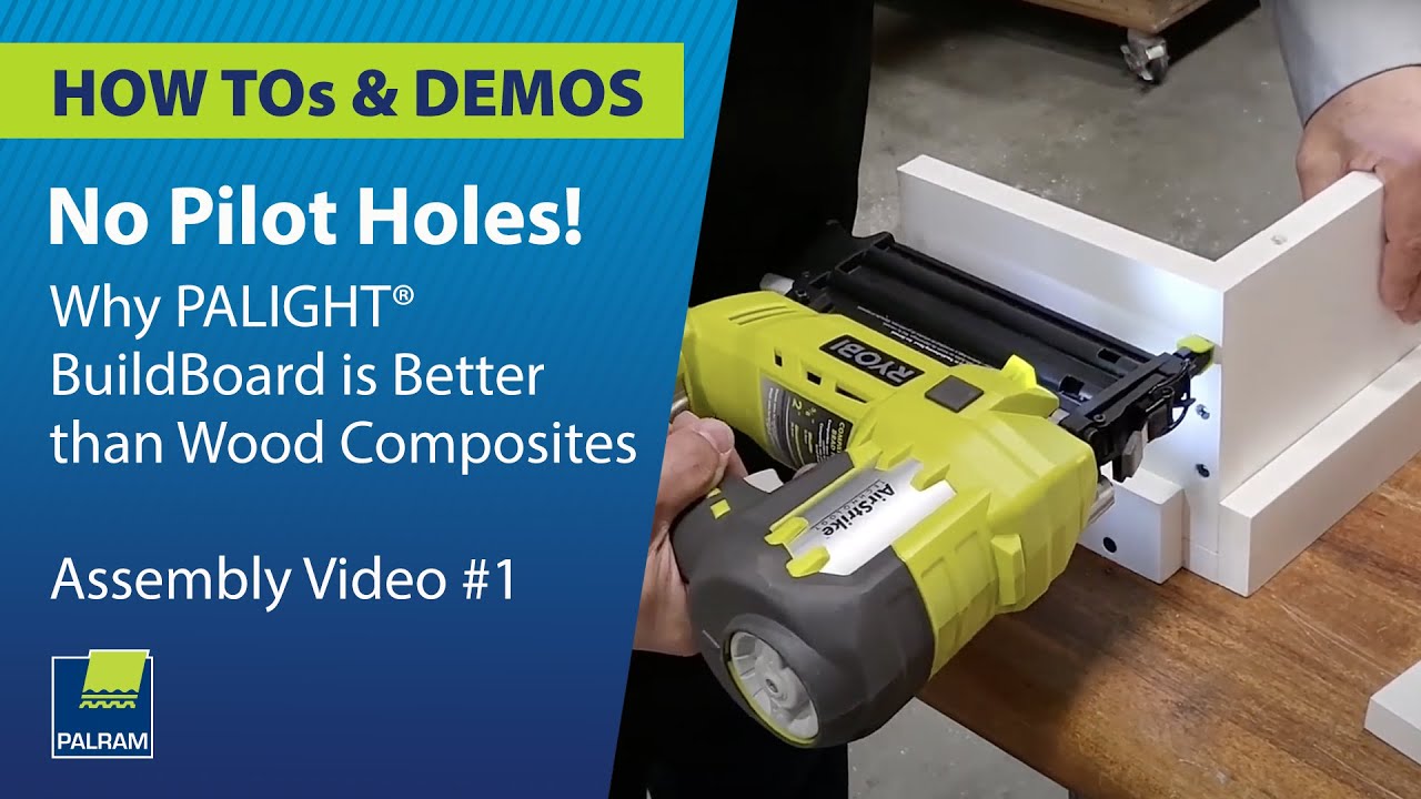 PALIGHT BuildBoard Demo Part 1: Better than Wood Composites