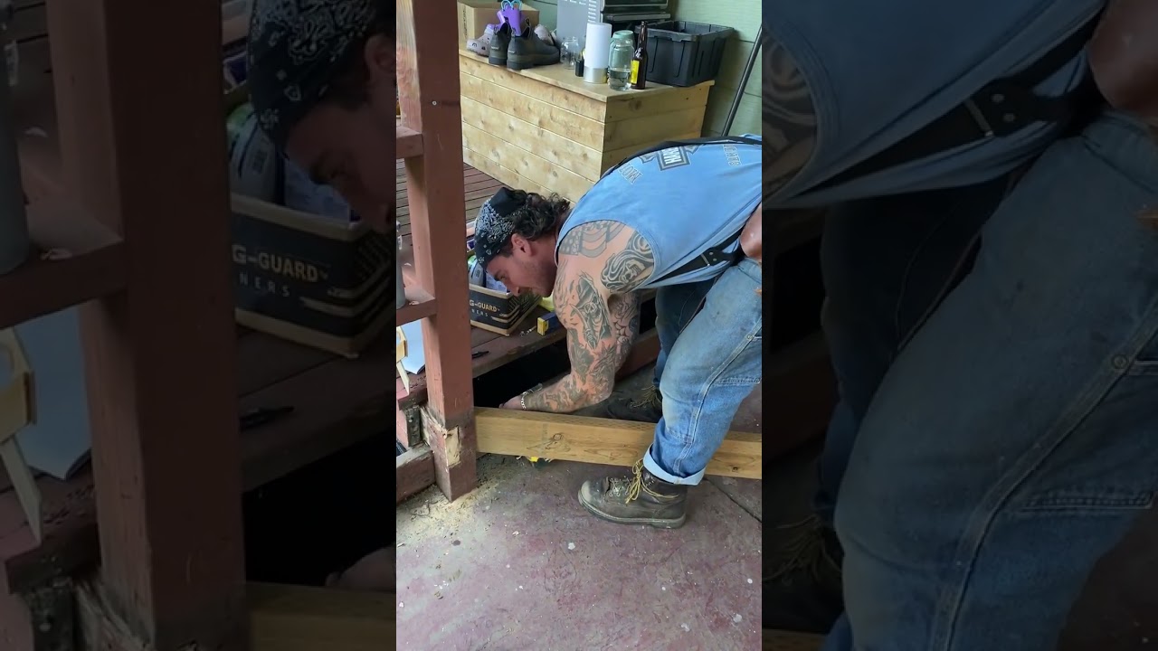 Nails? Nah&mdash;structural screws rule framing! 🔩💪 #Framing #CarpenterLife #tooltalk  #woodworking