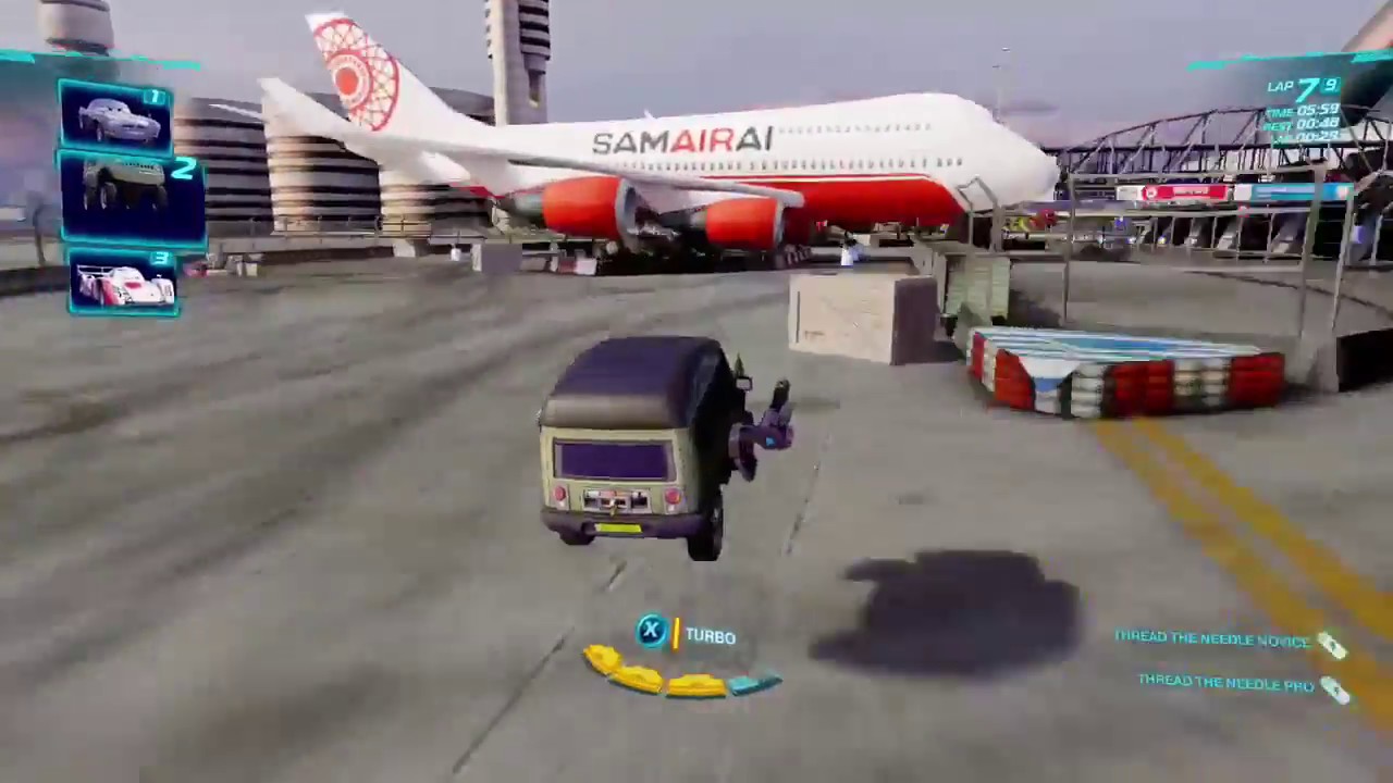 Cars 2 The Video Game | Miles Axlerod - Terminal Sprint | 9 laps