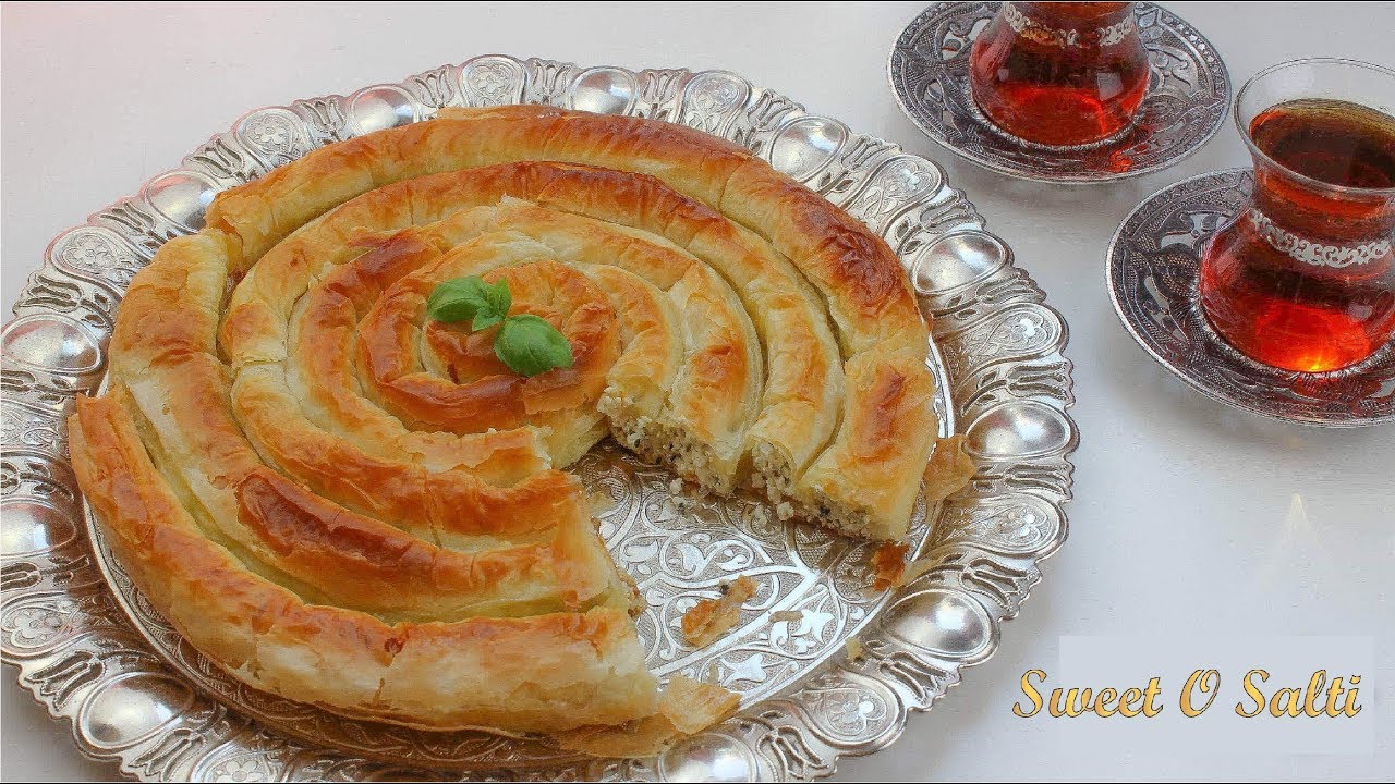 بوريك الجبنة بعجينة الفيلو Burek med Ostfyllning... حلقة 107