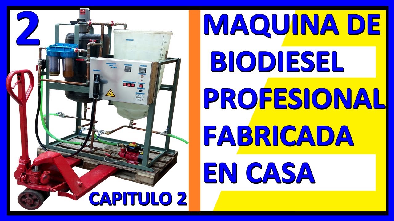 ▷🥇MAQUINA DE BIOIDESEL CASERO PROFESIONAL PASO A TUTORIAL # 02. Hausgemachter Biodiesel