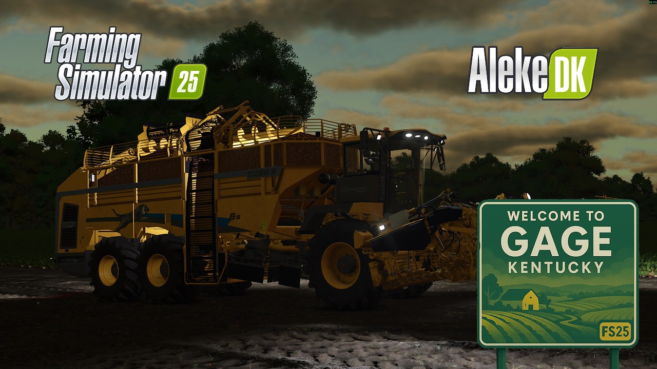 FS 25 // GAGE KENTUCKY // PARTE 2 //14 HECTARES DE BETERRABA PARA COLHER!!!