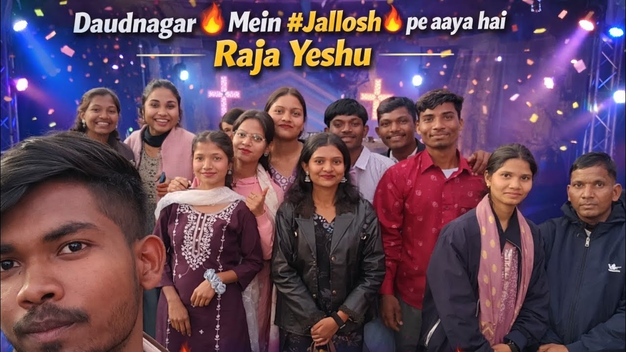 #Daudnagar 🔥Mein #Jallosh🔥 pe aaya hai Raja Yeshu All Boys Celebration# 🕺🕺🕺🕺