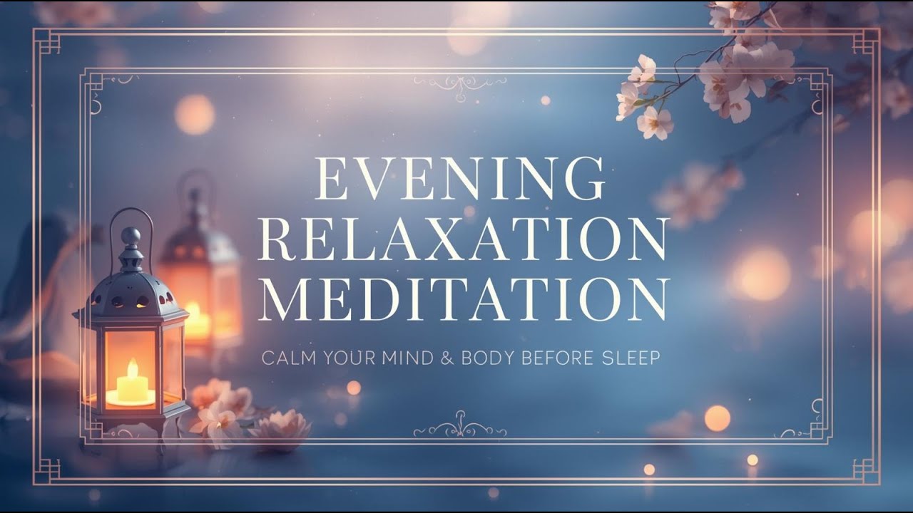 Evening Relaxation Meditation | Calm Your Mind & Body Before Sleep (Guided)