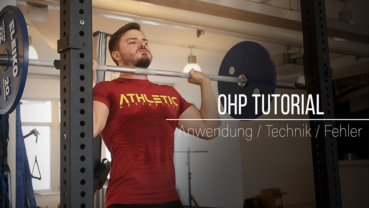 Schulterdrücken / Überkopfdrücken RICHTIGE Ausführung | Technik Tutorial