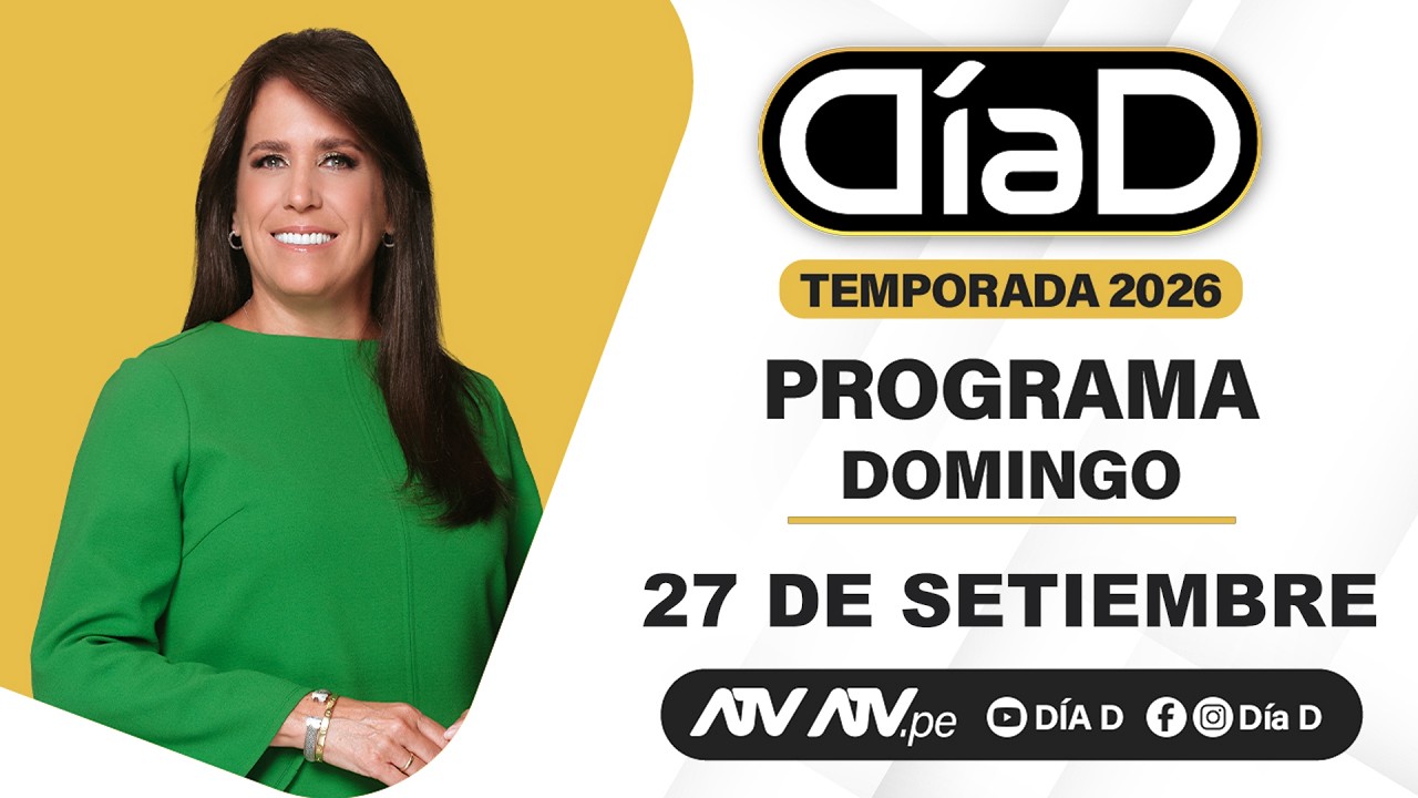 D&iacute;a D en 💻 EN VIVO 📲 - Domingo 27 de Setiembre de 2026