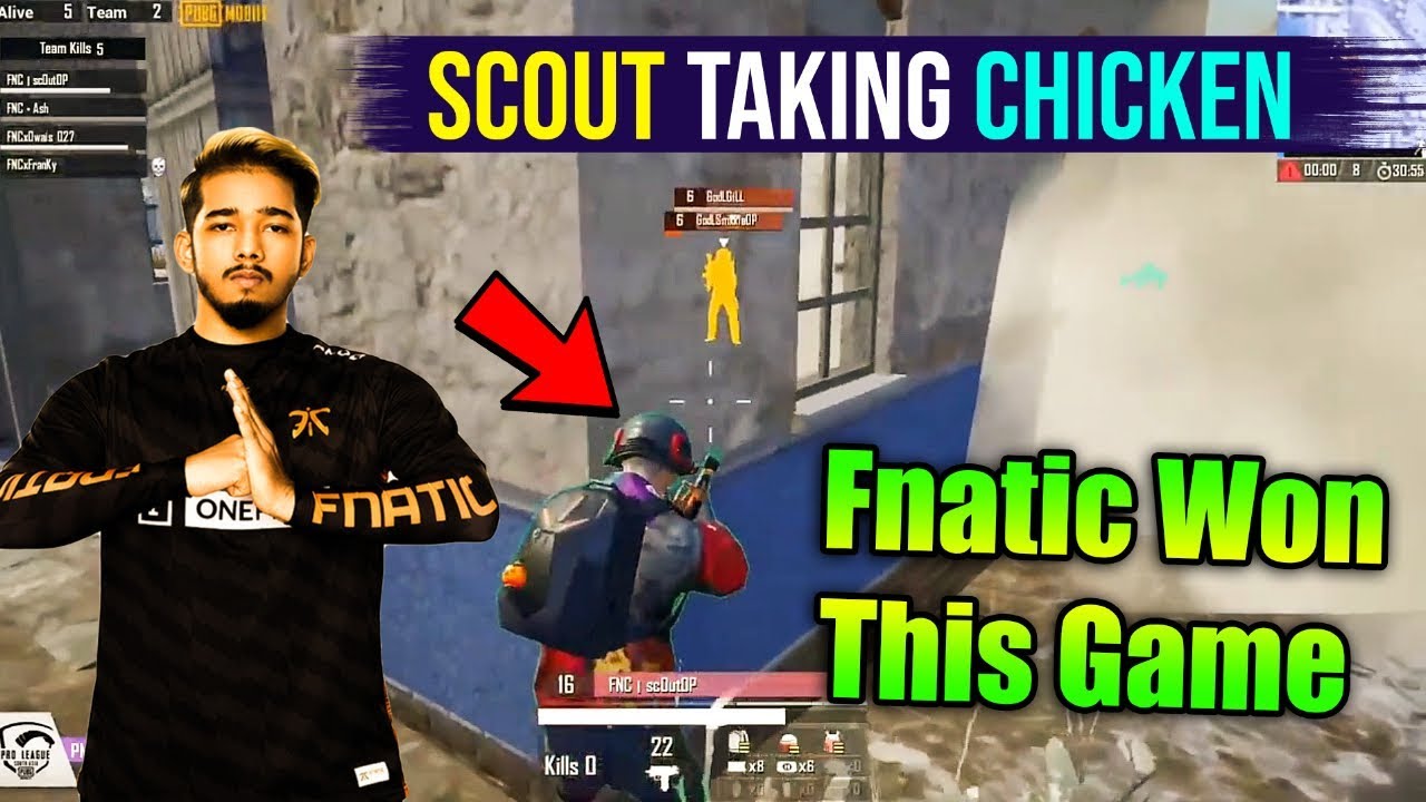 😍 Scout Taking Chicken Dinner For Fnatic | Owais With 1v3 Clutch Going Strong