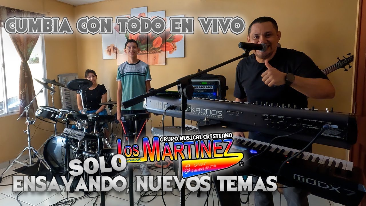 Los Hermanos Martinez de El Salvador - SOLO ENSAYANDO - TEMAS VIEJITOS VOL.1, 2, 4 y 5 EN VIVO 100%