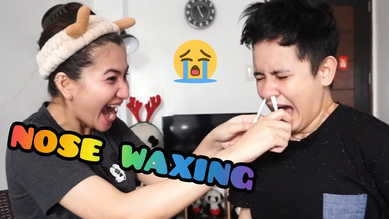 NOSE WAXING! SOBRANG LAPTRIP! TAKOT NA TAKOT SYA HAHAHA🤣
