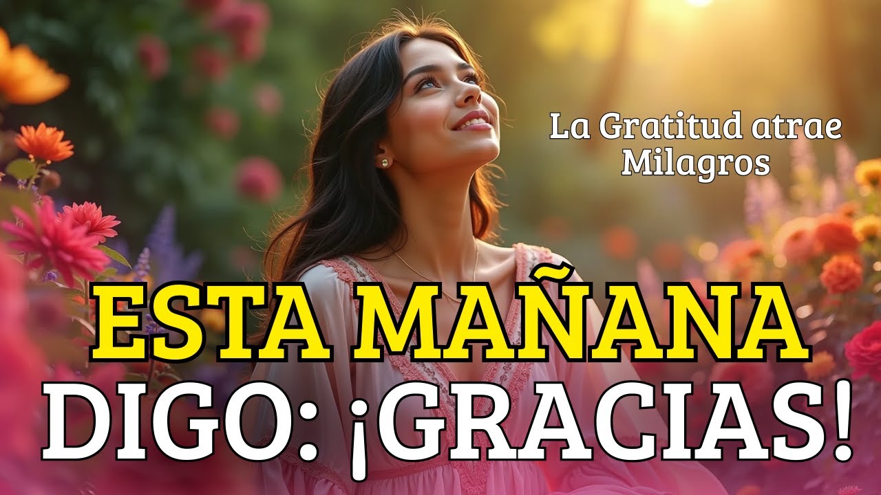 🌞 INICIA ESTE NUEVO DÍA CON GRATITUD | Mantra Matutino de Abundancia ✨
