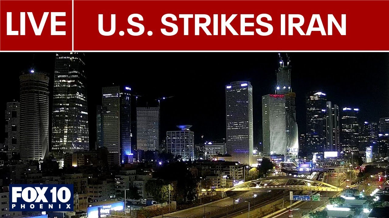 🔴LIVE: City of Tel Aviv after U.S. strikes on Iran | FOX 10 Phoenix