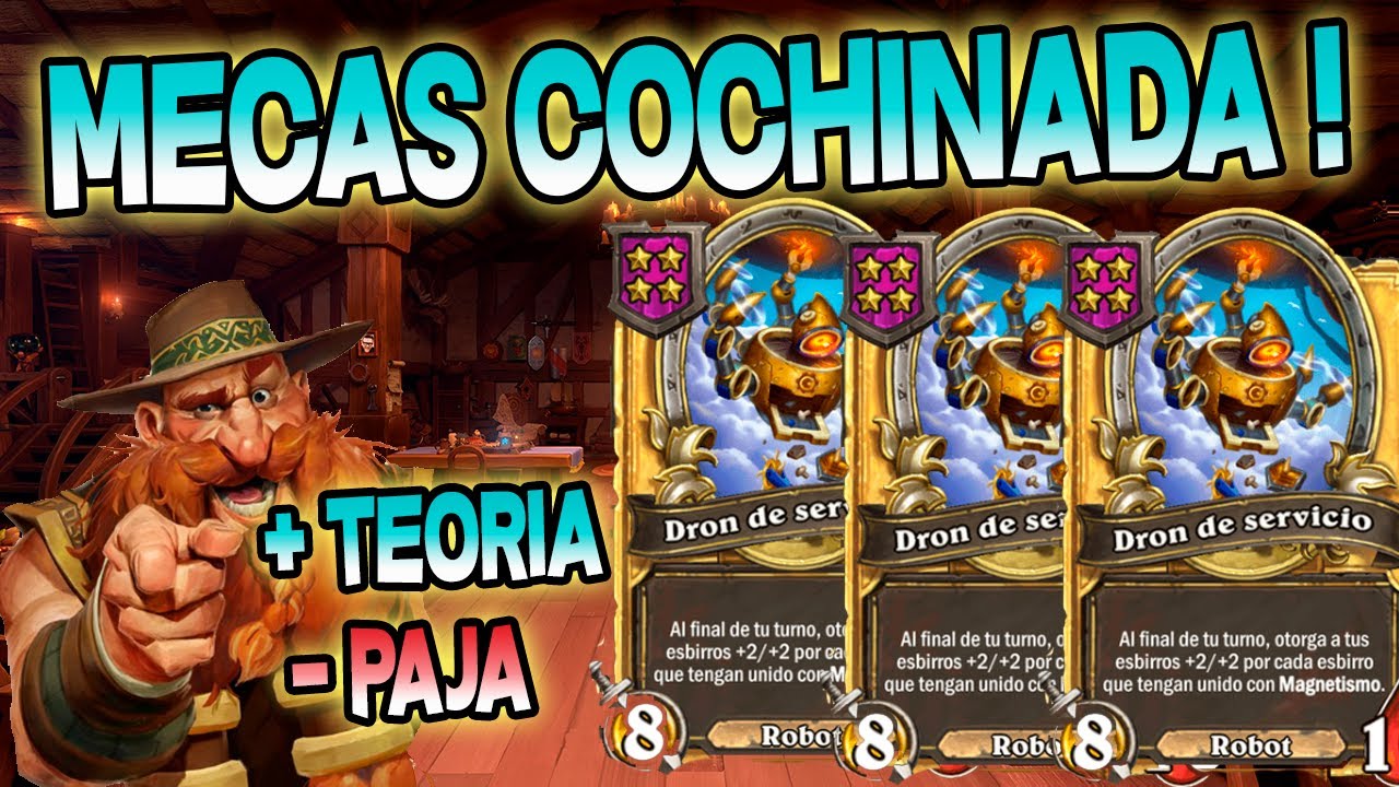 Mecas Cochinada! Hearthstone campos de batalla battlegrounds en español