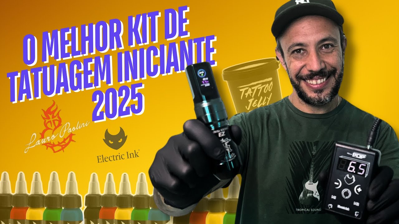 O melhor kit iniciante de tatuagem para 2025 - Gastando pouco!