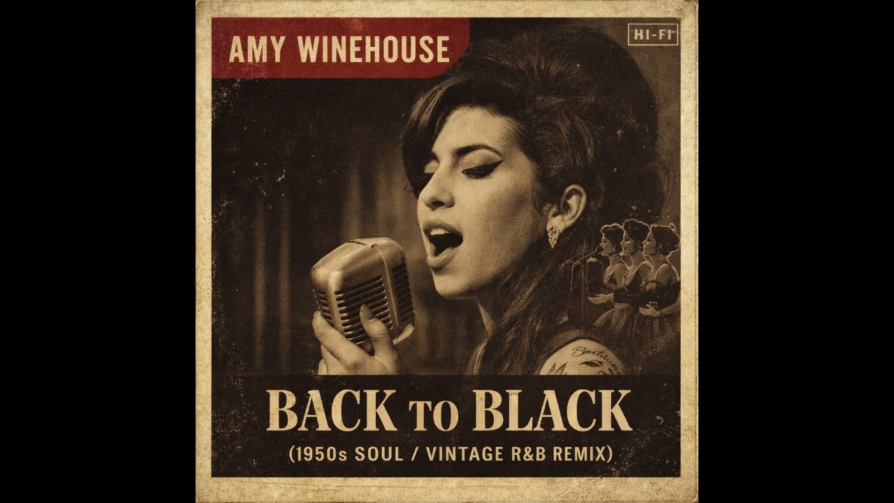 Amy Winehouse – Back to Black 1950s Soul  Vintage R&B Remix