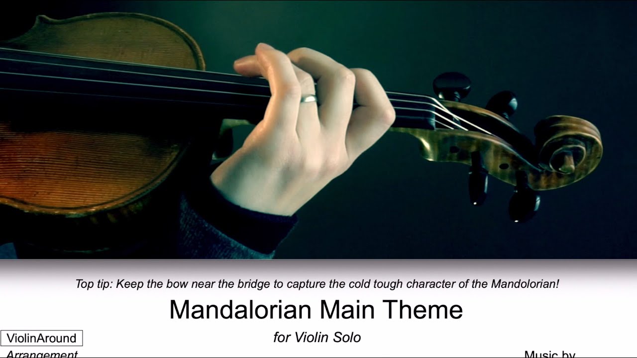The Mandalorian Theme (Violin Solo) with sheet music
