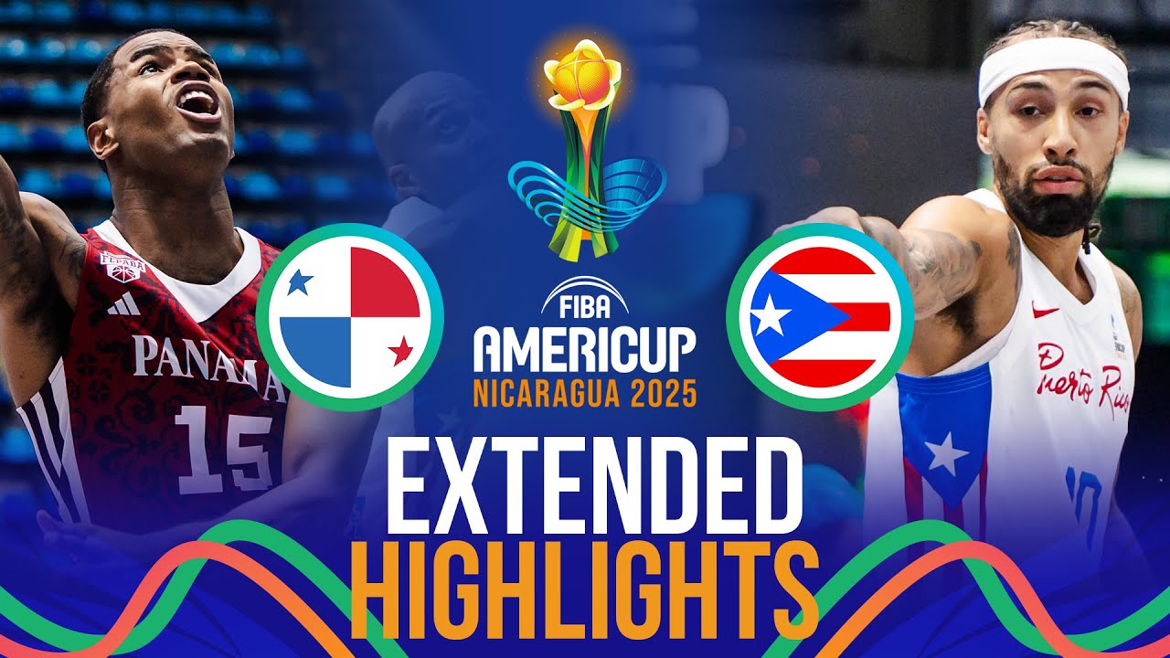 Panama 🇵🇦 vs Puerto Rico 🇵🇷 | Extended Highlights | FIBA AmeriCup 2025
