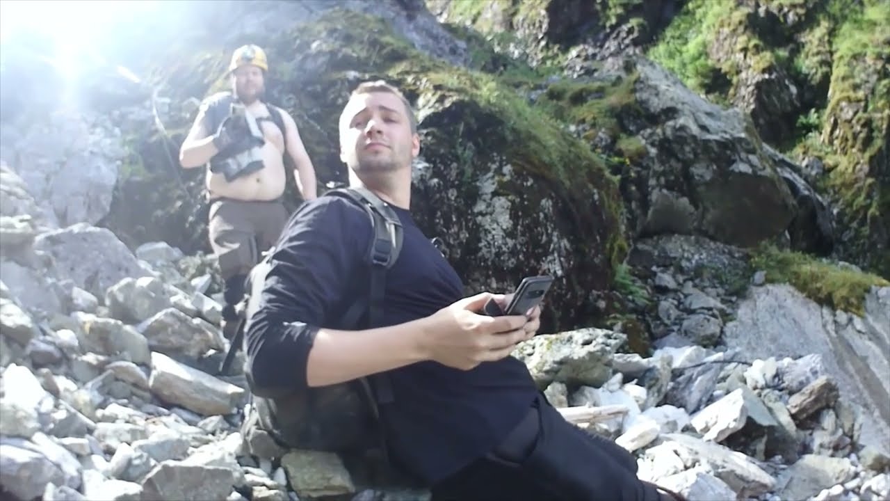 Utforsker kalkgruve langt oppi fjellet