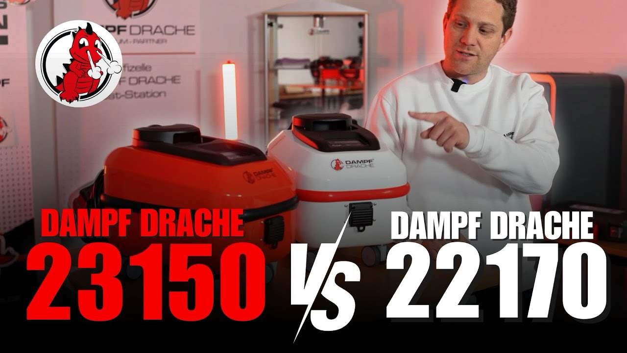 Zwei DAMPF DRACHE Modelle im Fokus – Kurze Vorstellung & Highlights - Der Trocken/Dampfreiniger