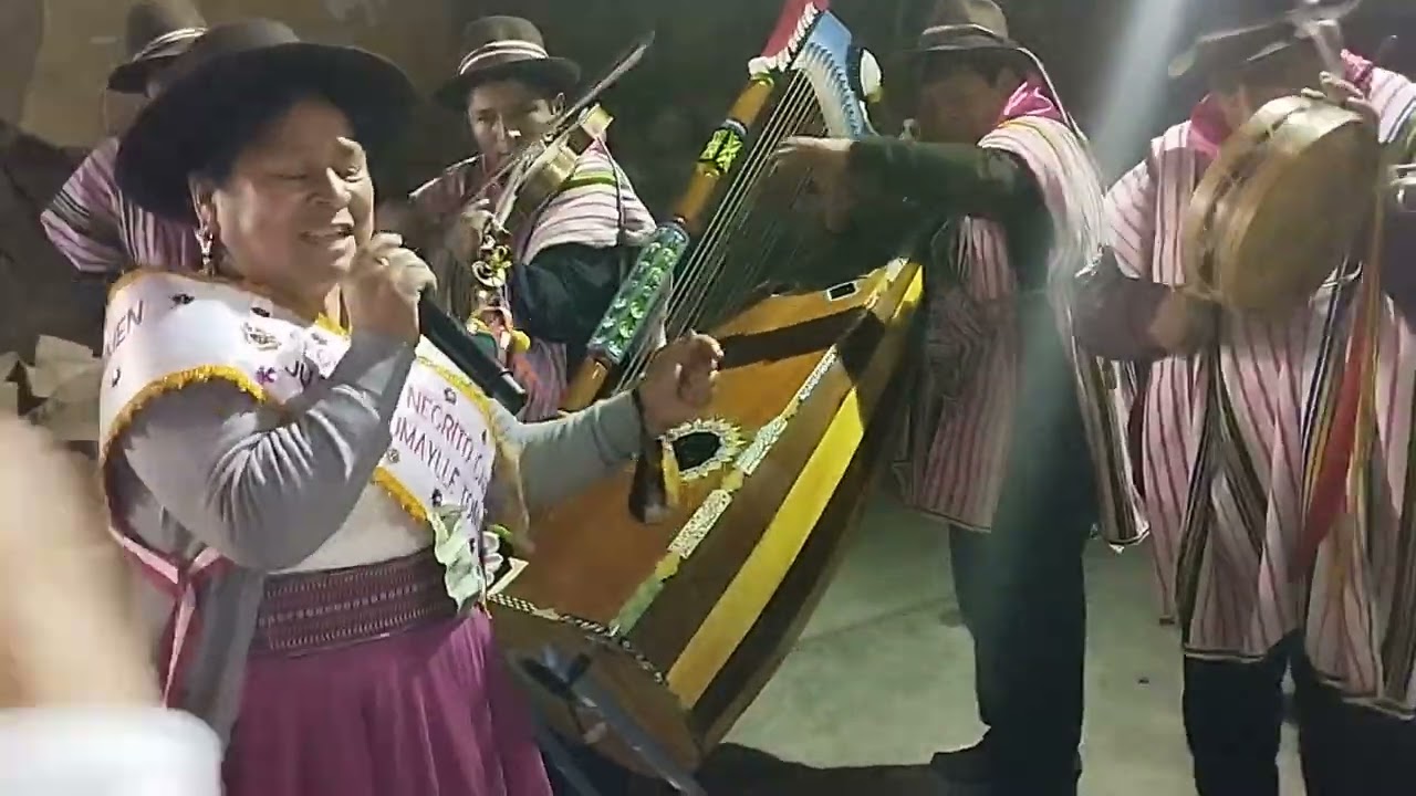 Jarana con Juanita Pumaylle en local de Pampamarca 2022