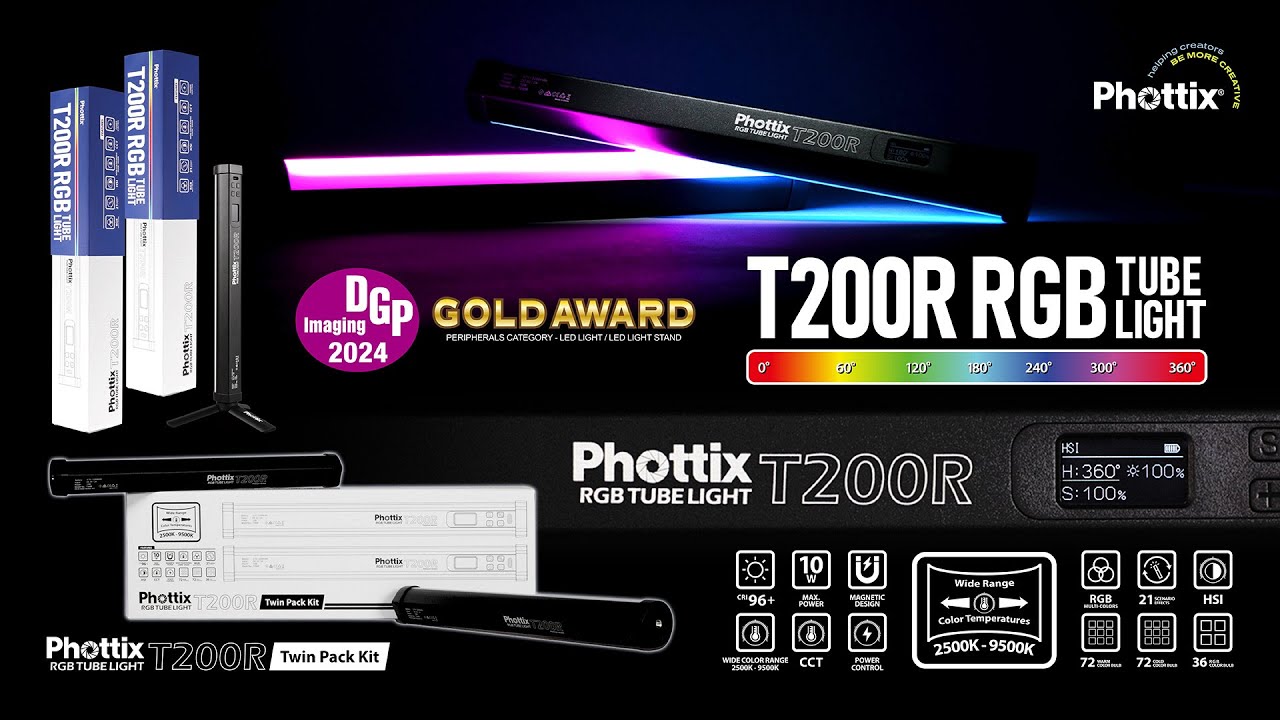 T200R RGB Tube light