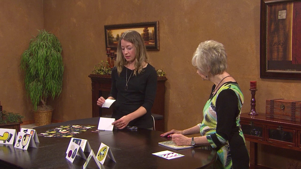 Handmade Greeting Cards with Fabric and Fusible Web  - Jen Fox Studios